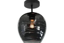 Plafondlamp-Highlight Plafondlamp Zwart Rookglas Fantasy