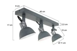 Spots|Plafondlamp-Steinhauer Plafondspot Brooklyn 2134GR Brooklyn