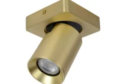 Spots|Plafondlamp-Lucide Plafondspot Goud Nigel