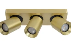 Spots|Plafondlamp-Lucide Plafondspot Goud Nigel