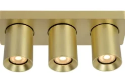 Spots|Plafondlamp-Lucide Plafondspot Goud Nigel