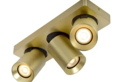 Spots|Plafondlamp-Lucide Plafondspot Goud Nigel