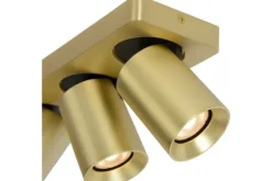 Spots|Plafondlamp-Lucide Plafondspot Goud Nigel