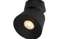 Spots|Plafondlamp-Lucide Plafondspot Zwart Trigono