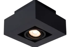 Spots|Plafondlamp-Lucide Plafondspot Zwart Xirax