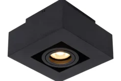 Spots|Plafondlamp-Lucide Plafondspot Zwart Xirax