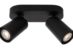 Spots|Plafondlamp-Lucide Plafondspot Zwart Xyrus