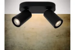 Spots|Plafondlamp-Lucide Plafondspot Zwart Xyrus