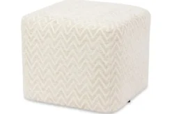 Online Poef 216375 Beige Chevron Ciela Poefen