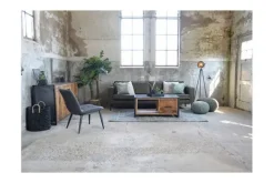 Poefen-Label51 Poef Donkergrijs Gebreid