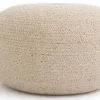 Poef Light Beige Ease | Poefen