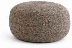 Poefen-Beside Rugs Poef Light Brown Ease |