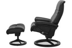 Relaxstoelen|Draaifauteuils-Stressless Relaxfauteuil + hocker Sunrise Signature |