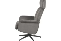 Relaxstoelen|Draaifauteuils-Label51 Relaxfauteuil Antraciet Cosmo CH-73.026 Verdal