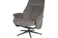 Relaxfauteuil Antraciet Cosmo CH-73.023 Bergen Relaxstoelen|Draaifauteuils