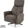 Outlet Relaxfauteuil Antraciet CM-55.052 Aarhus Relaxstoelen|Draaifauteuils