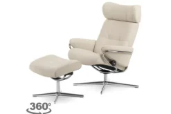 Relaxstoelen|Draaifauteuils-Stressless Relaxfauteuil Berlin LowBack met hoofdsteun |