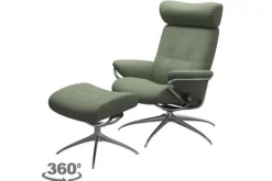 Relaxstoelen|Draaifauteuils-Stressless Relaxfauteuil Berlin LowBack met hoofdsteun |
