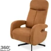 New Relaxfauteuil Cognac CM-55.045 Esbjerg Relaxstoelen|Draaifauteuils