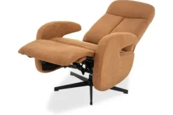 New Relaxfauteuil Cognac CM-55.045 Esbjerg Relaxstoelen|Draaifauteuils