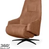 Relaxstoelen|Draaifauteuils- Relaxfauteuil Cognac SX-84.011 Odense