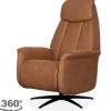 Relaxfauteuil Cognac SX-84.014 Oslo Relaxstoelen|Draaifauteuils