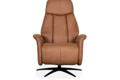 Relaxfauteuil Cognac SX-84.014 Oslo Relaxstoelen|Draaifauteuils