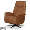 Online Relaxfauteuil Cognac SX-84.017 Stockholm Relaxstoelen|Draaifauteuils