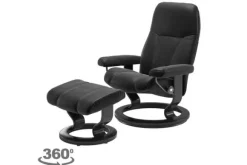 Relaxstoelen|Draaifauteuils-Stressless Relaxfauteuil Consul Classic |