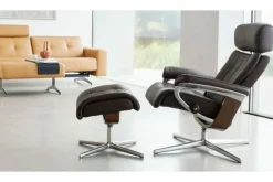 Relaxstoelen|Draaifauteuils-Stressless Relaxfauteuil Erik Cross |