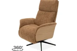 Relaxstoelen|Draaifauteuils-Danish Design Relaxfauteuil Koen