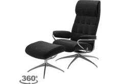 Relaxstoelen|Draaifauteuils-Stressless Relaxfauteuil London HighBack |