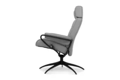 Relaxstoelen|Draaifauteuils-Stressless Relaxfauteuil  London LowBack met hoofdsteun |