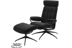 Relaxstoelen|Draaifauteuils-Stressless Relaxfauteuil London LowBack met hoofdsteun |