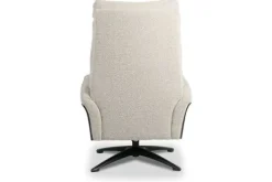 Relaxstoelen|Draaifauteuils-Label51 Relaxfauteuil met hocker Naturel DA-89.005 Zenza