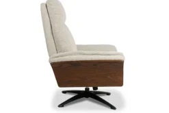 Hot Relaxfauteuil met hocker Naturel DA-89.004 Zenza Relaxstoelen|Draaifauteuils