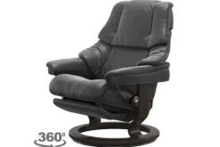 Relaxstoelen|Draaifauteuils-Stressless Relaxfauteuil Reno Power |