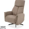 Relaxstoelen|Draaifauteuils- Relaxfauteuil Taupe CM-55.038 Helsinki