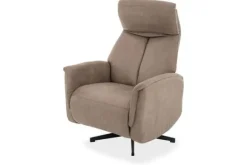 Relaxstoelen|Draaifauteuils- Relaxfauteuil Taupe CM-55.038 Helsinki