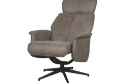 New Relaxfauteuil Taupe Micro Suede CH-73.017 Verdal Draaifauteuils