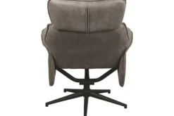 New Relaxfauteuil Taupe Micro Suede CH-73.017 Verdal Draaifauteuils