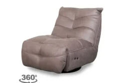 Hot Relaxfauteuil Taupe MW-72.020 Powernap Relaxstoelen|Draaifauteuils