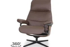 Relaxstoelen|Draaifauteuils-Stressless Relaxfauteuil View Cross |