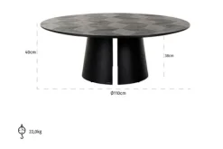 Outlet Salontafel 210711 Blax Salontafels