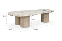 Salontafels-Richmond Interiors Salontafel 212369 Coronel