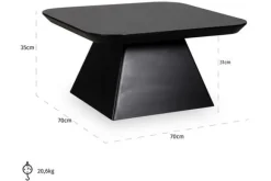Discount Salontafel 211405 Zwart Bonvoy Salontafels