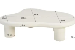 Salontafels-Livingfurn Salontafel Feline Sandy