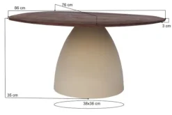 Salontafels-Livingfurn Salontafel Marron