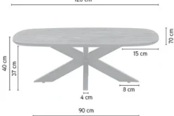 Salontafels-MySons Salontafel Natural Akagi