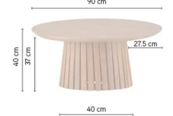 Salontafels-MySons Salontafel Naturel Burundi